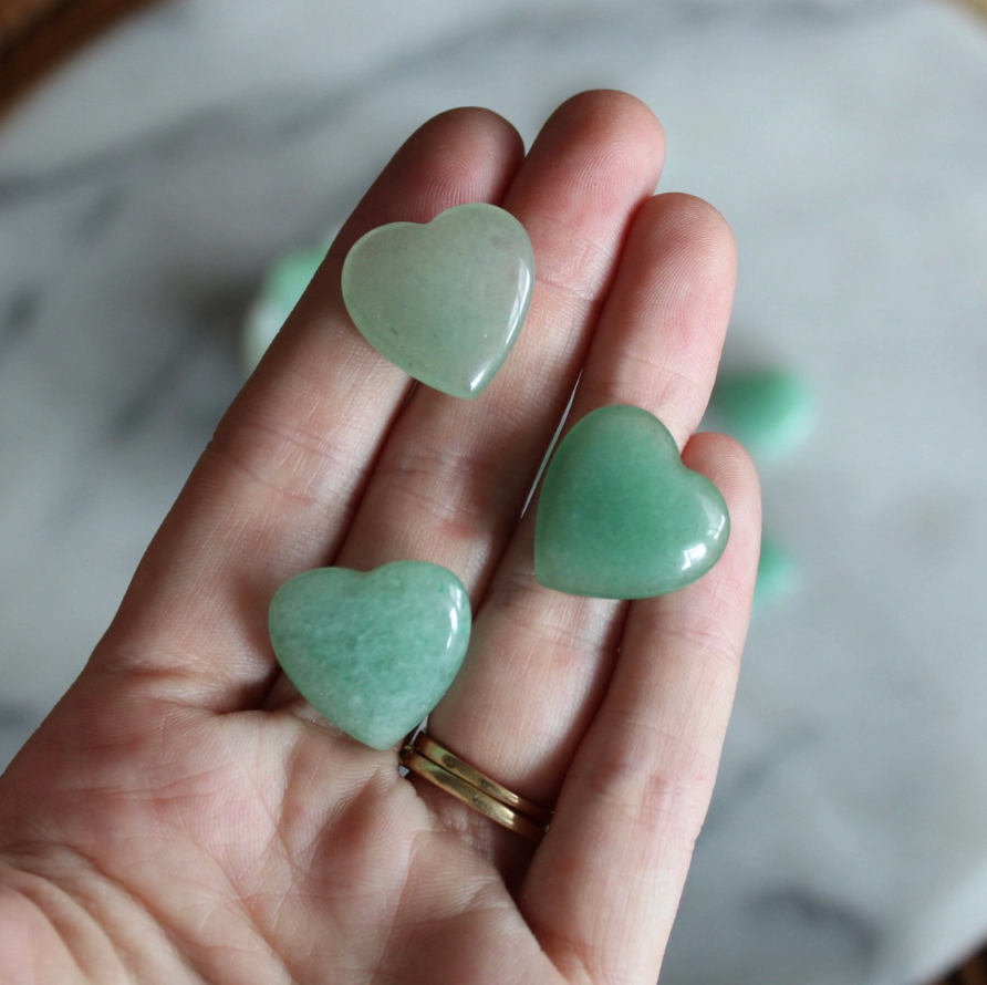 Aventurine Crystal Heart