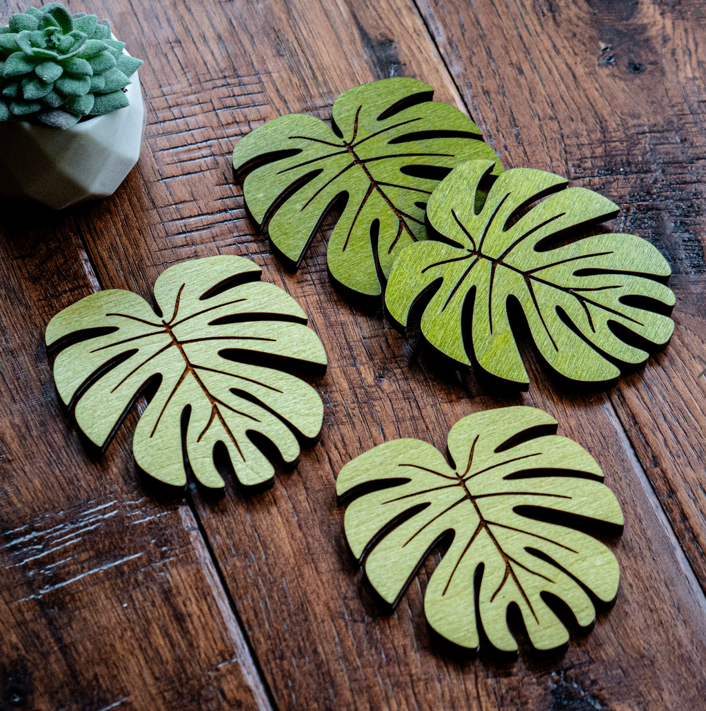 Monstera Leaf Coaster