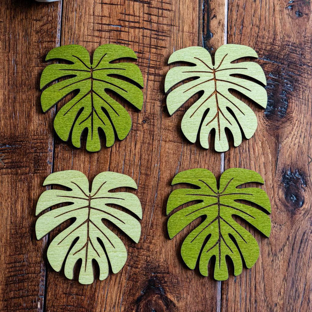 Monstera Leaf Coaster
