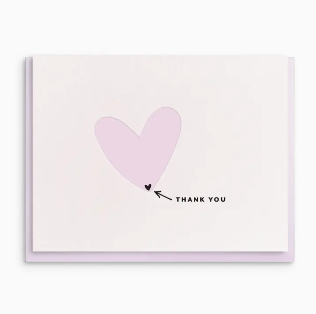Bottom of Heart Greeting Card