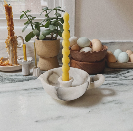 Spiral Taper Candle