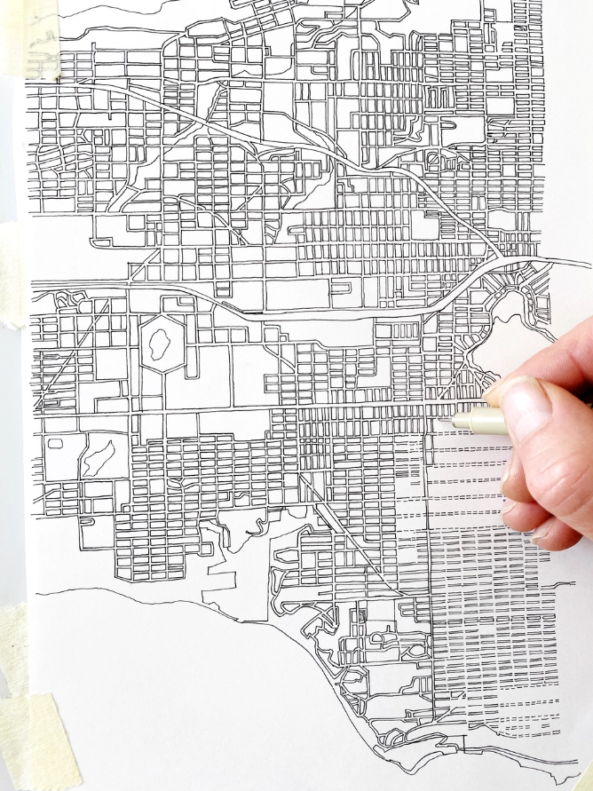 Seattle, WA Rainbow Watercolor Art Print