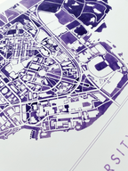 UW Campus Watercolor Art Print