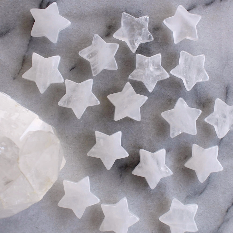 Clear Quartz Crystal Star