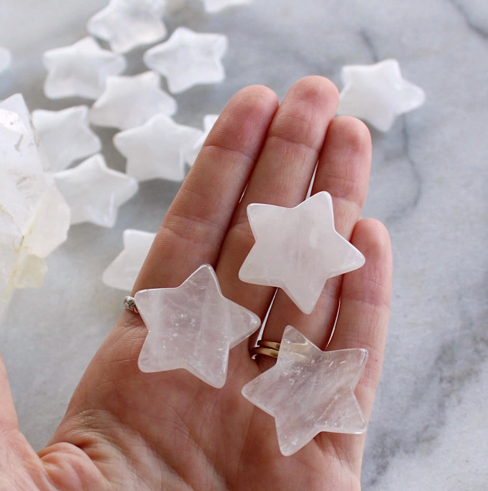 Clear Quartz Crystal Star