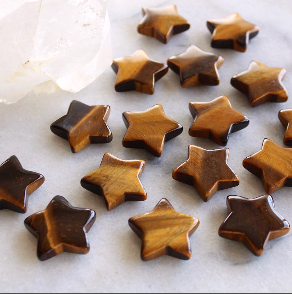 Tiger's Eye Crystal Star