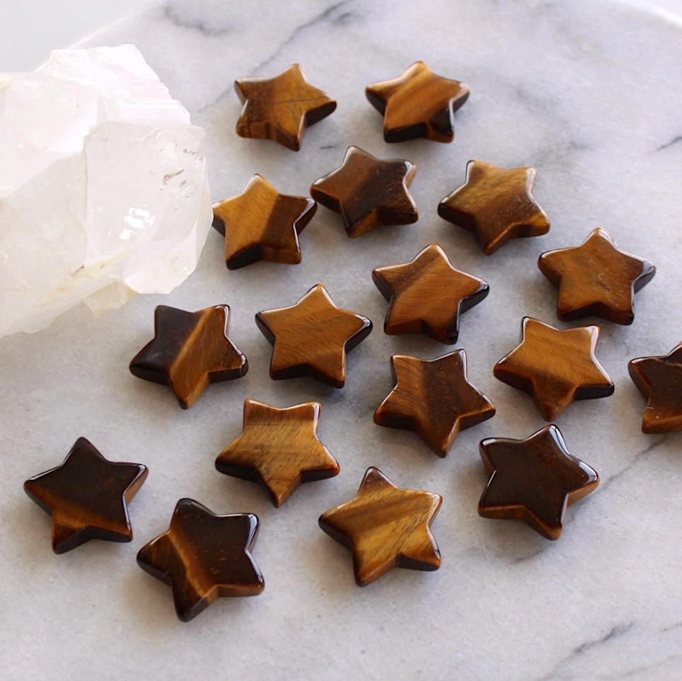 Tiger's Eye Crystal Star