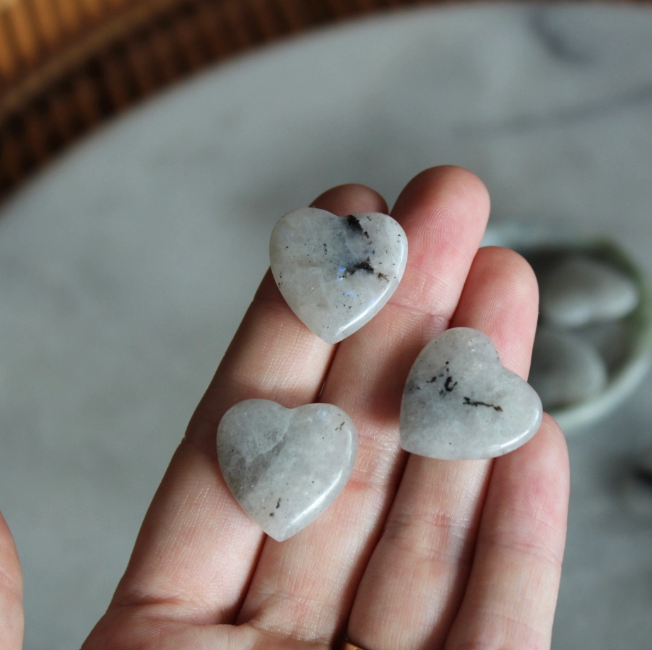Labradorite Crystal Heart