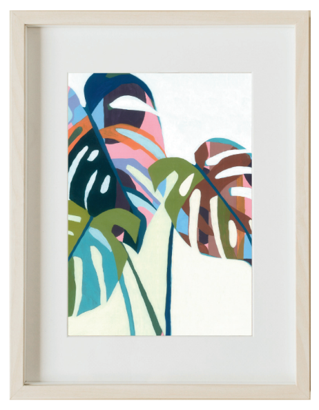 Monstera Trio Art Print
