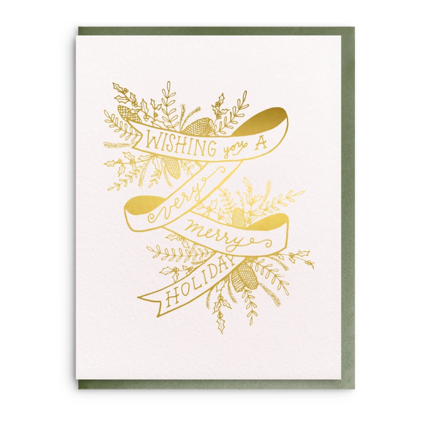 Merry Holidays Greeting Card