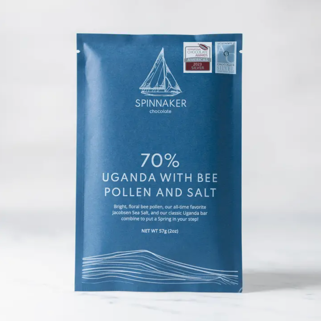 70% Uganda with Bee Pollen and Salt Chocolate