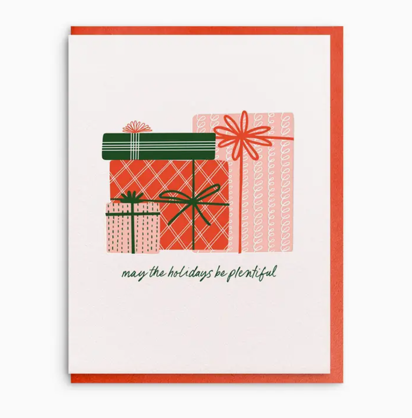 Plentiful Holidays Greeting Card