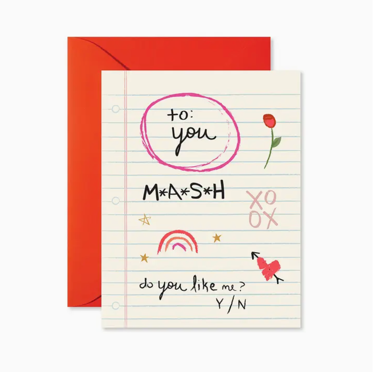 Mash Greeting Card