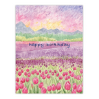 Tulips Birthday Greeting Card