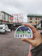 Seattle Skyline Sticker