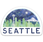 Seattle Skyline Sticker