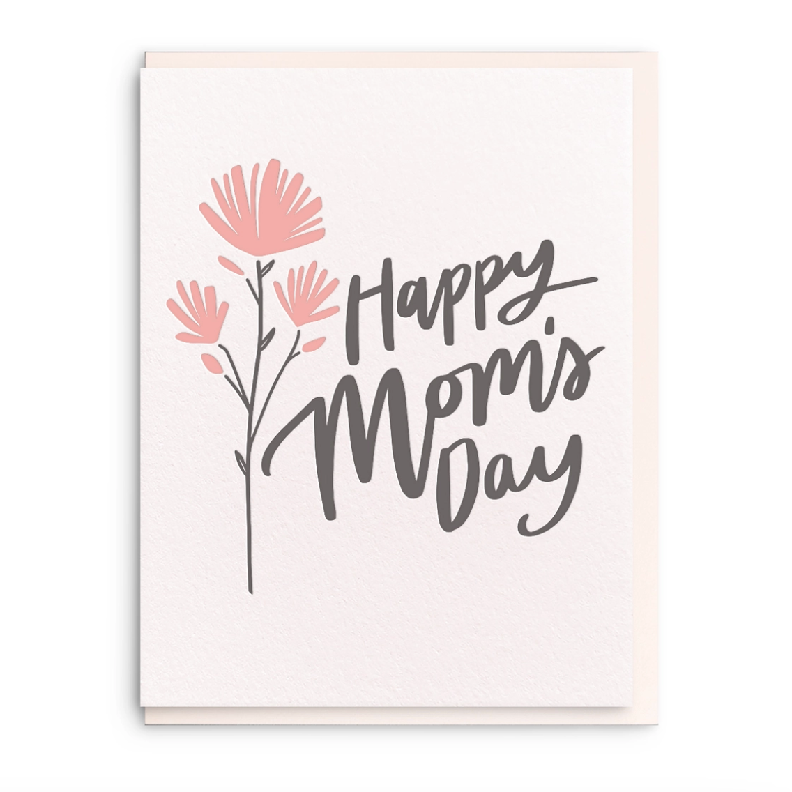 Happy Mom's Day Flower Greeting Card
