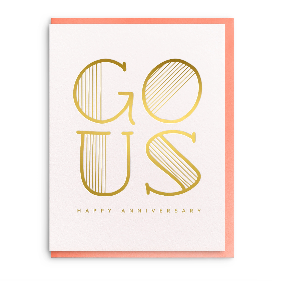 Go Us Anniversary Greeting Card