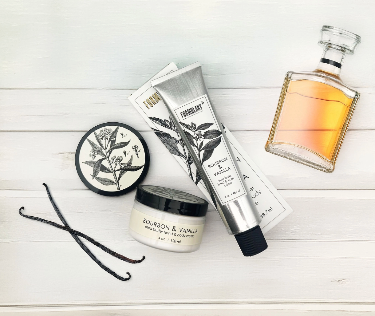 Bourbon & Vanilla Hand & Body Cream Tube