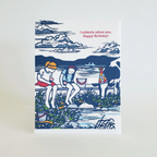 I Udderly Adore You Birthday Cow Greeting Card