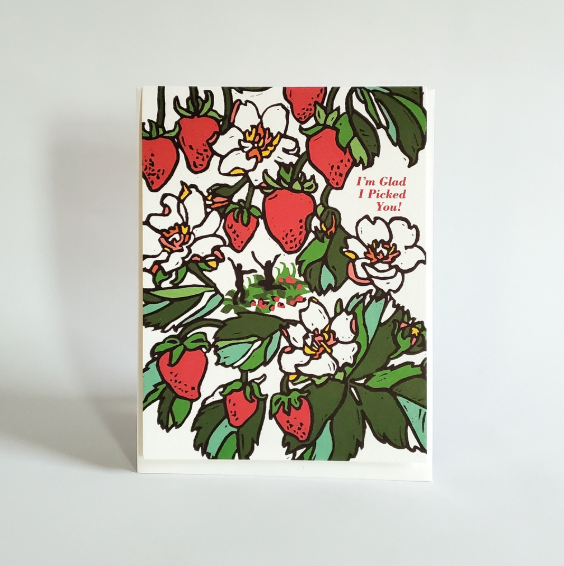 I'm Glad I Picked You Greeting Card