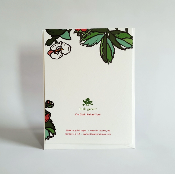 I'm Glad I Picked You Greeting Card