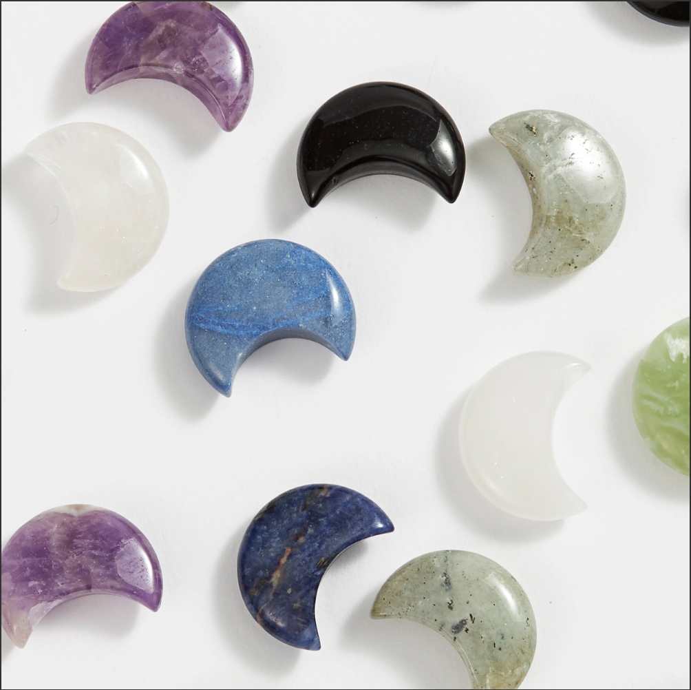 Amethyst Crystal Moon