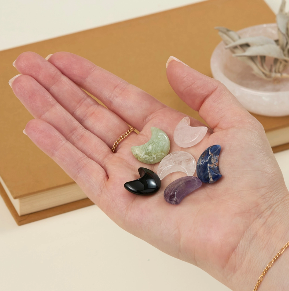 Amethyst Crystal Moon