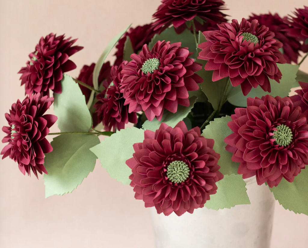 Dahlias Paper Flower