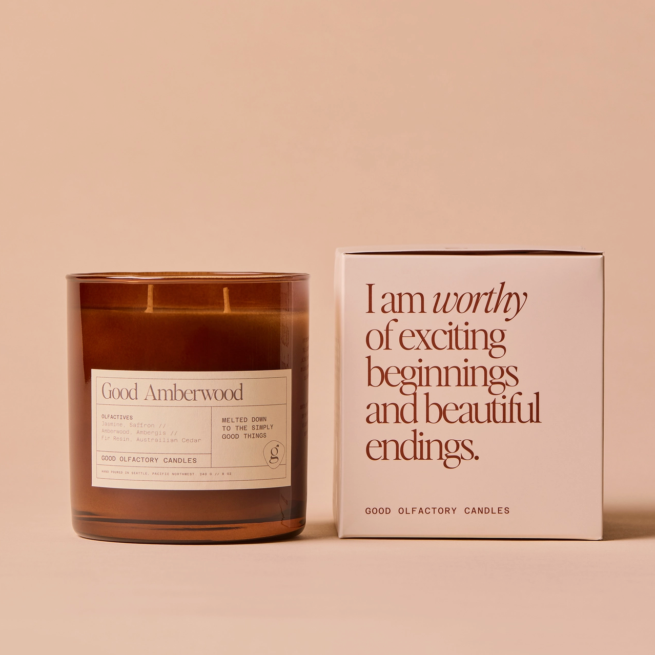 Good Amberwood Candle
