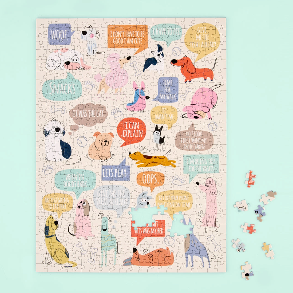 If Dogs Could Talk 500 Piece Puzzle