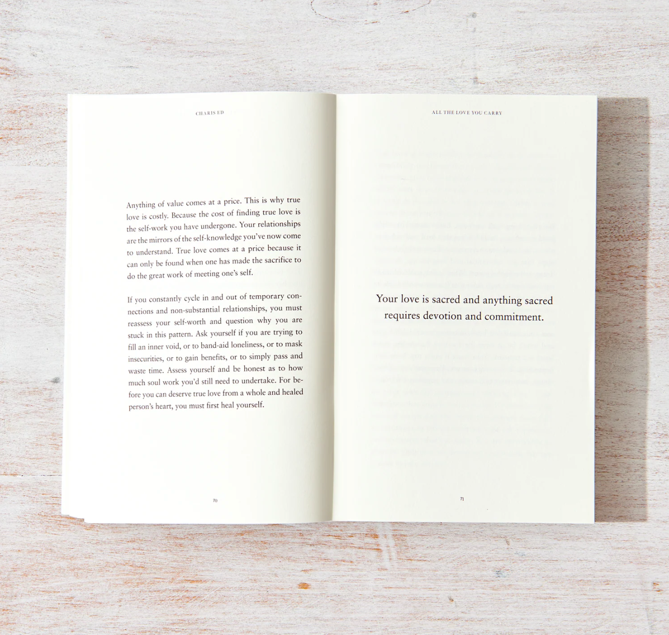 All the Love You Carry