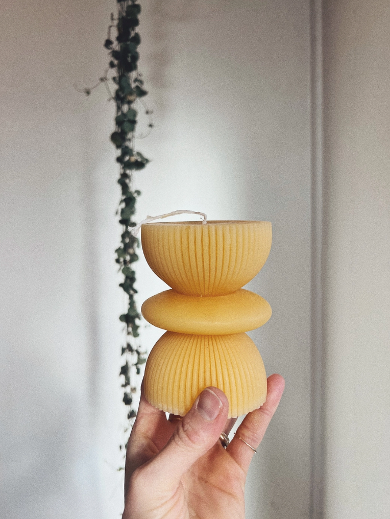 Fluted Pillar Candle, No. 1