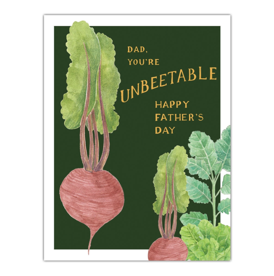 Unbeetable Dad Greeting Card