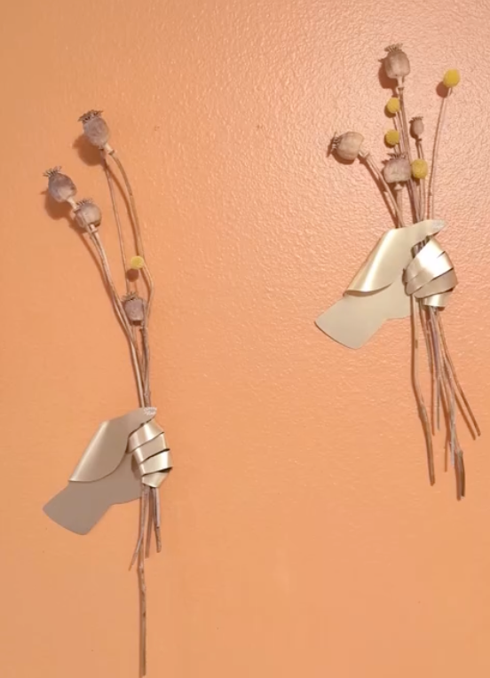 "Hand-Picked" Wall Vase