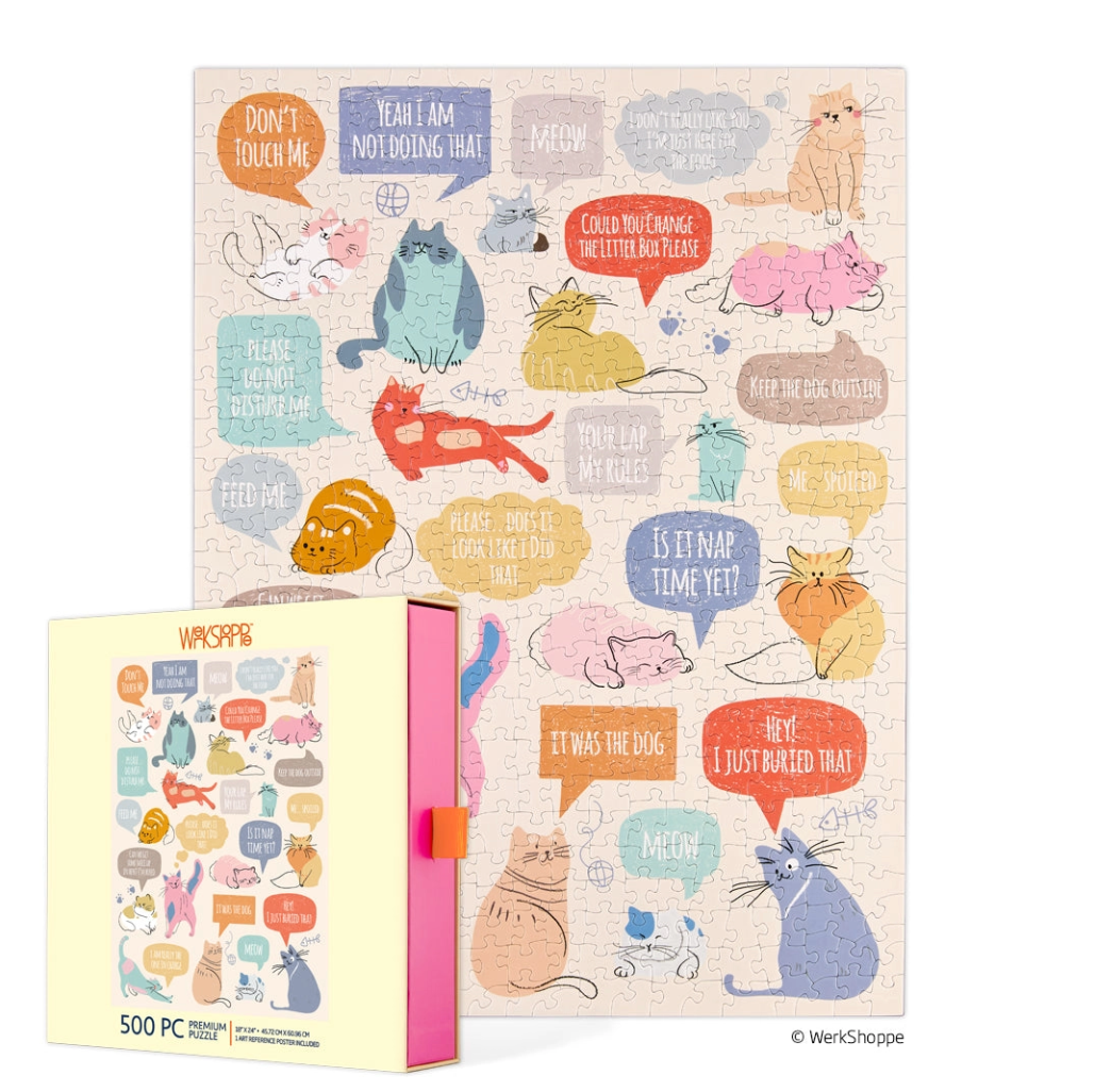 If Cats Could Talk 500 Piece Puzzle