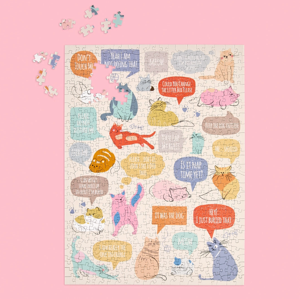 If Cats Could Talk 500 Piece Puzzle