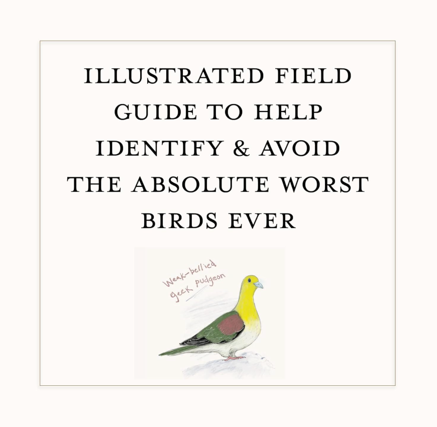 A Dumb Birds Field Guide to the Worst Birds Ever