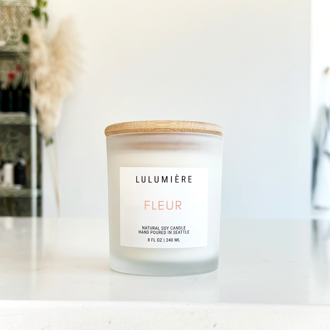 Fleur Signature Glass Candle