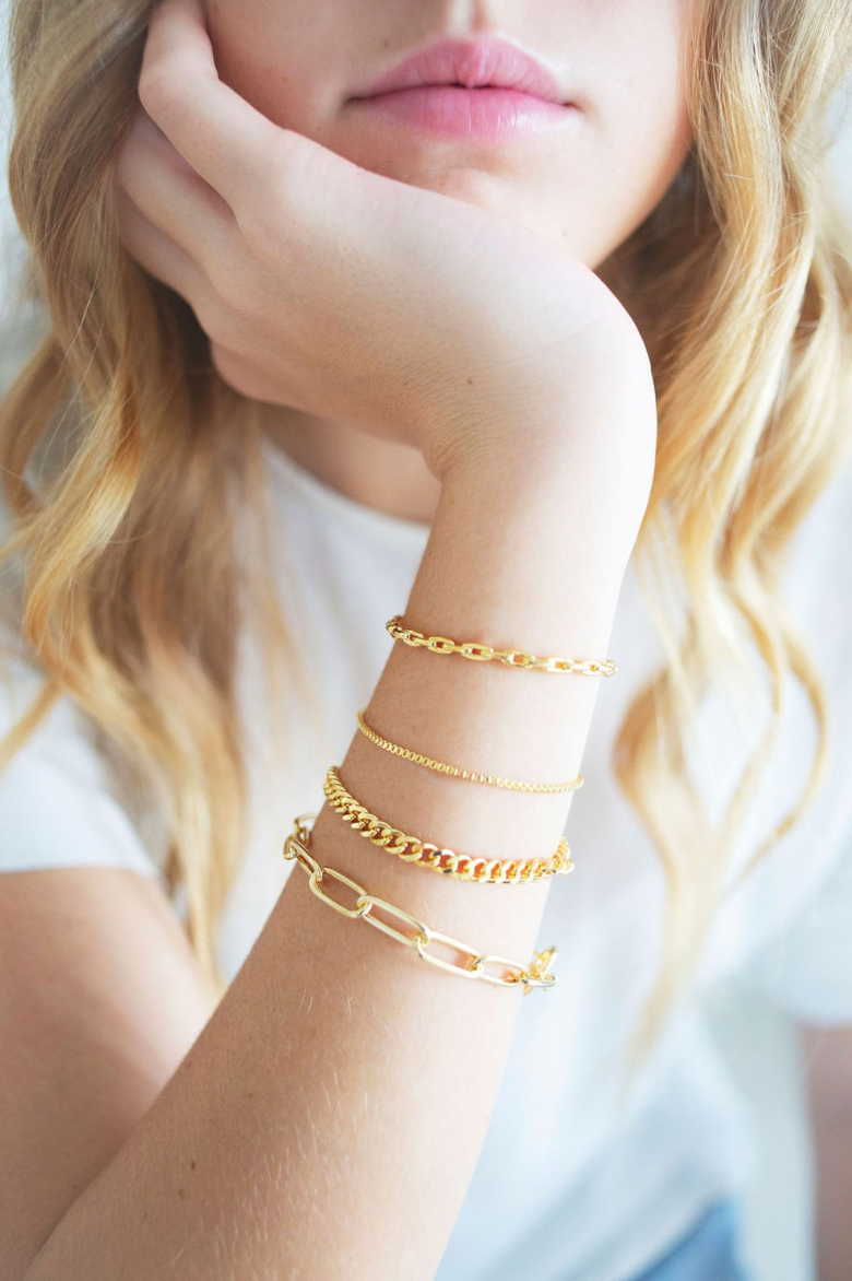 Chunky Paperclip Bracelet