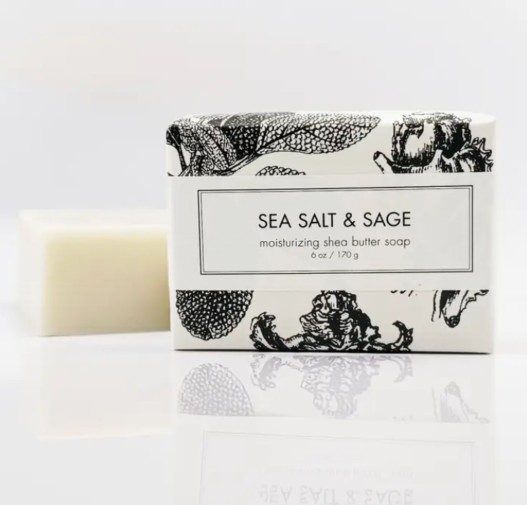 Sea Salt & Sage Shea Butter Soap