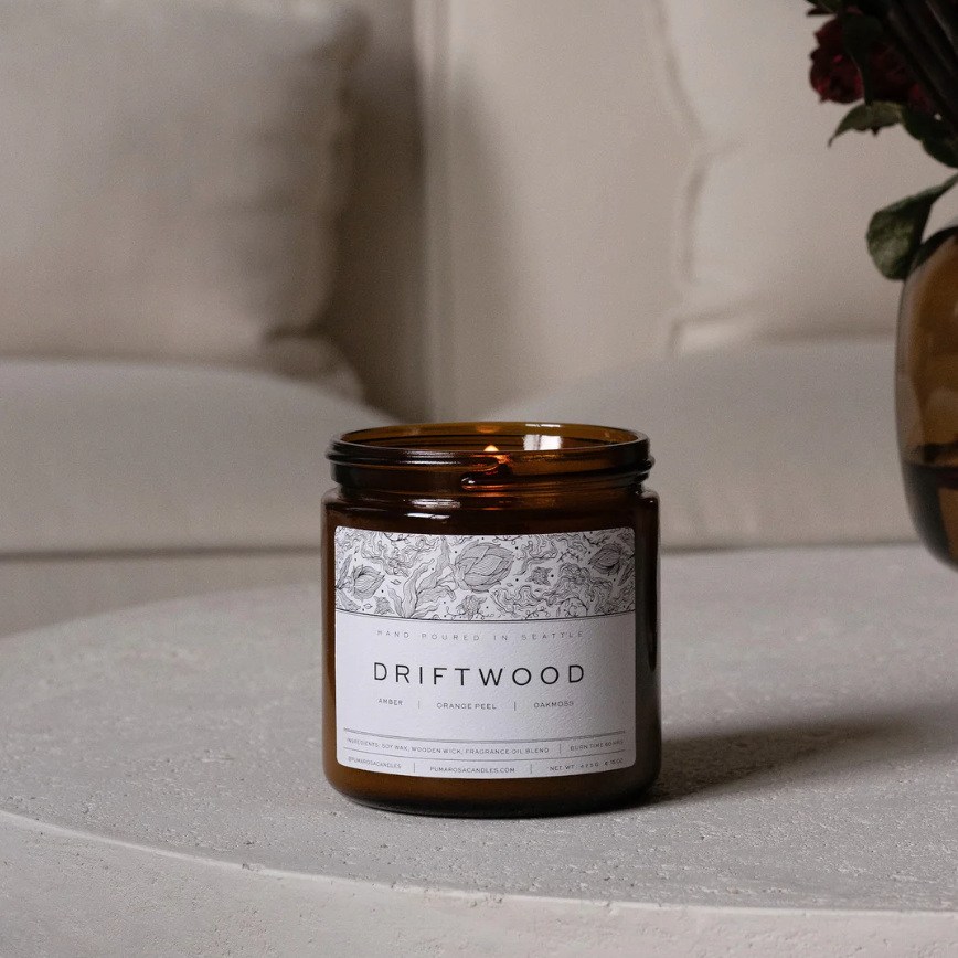 Driftwood Hand Poured Candle