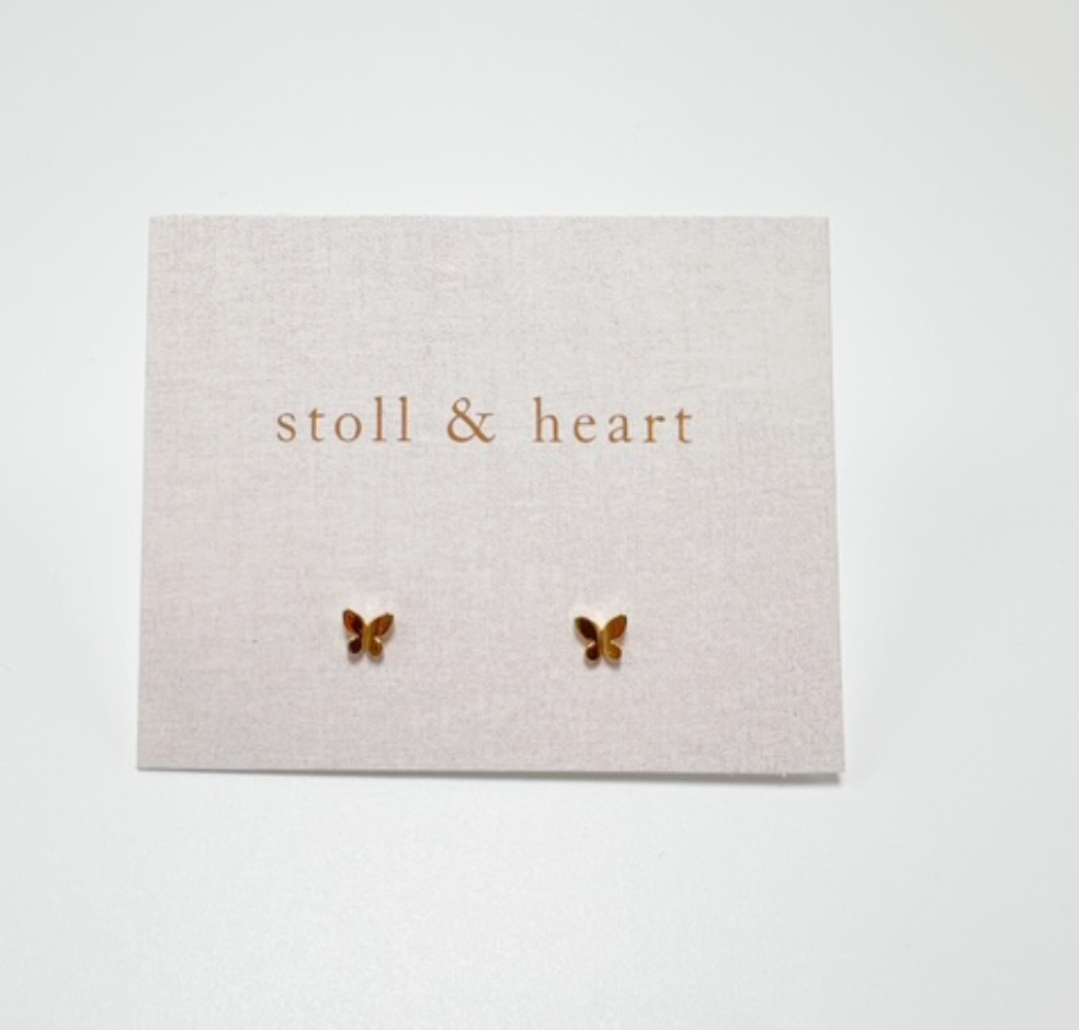 Tiny Butterfly Studs