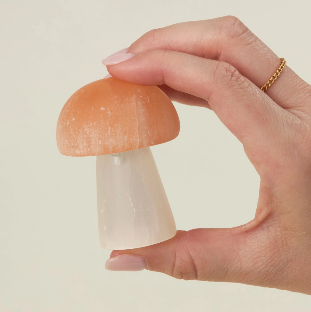 Selenite Mushroom