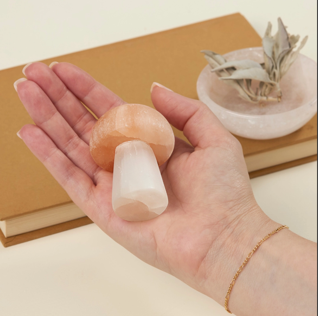 Selenite Mushroom