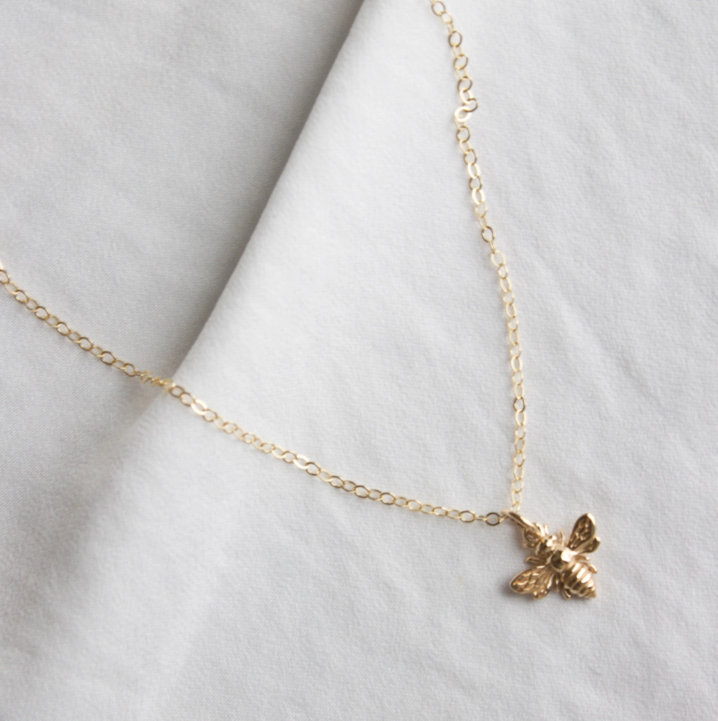 Bee Charm Necklace