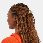 Mini Claw in Olive Check