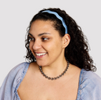 Wavy Headband in Periwinkle