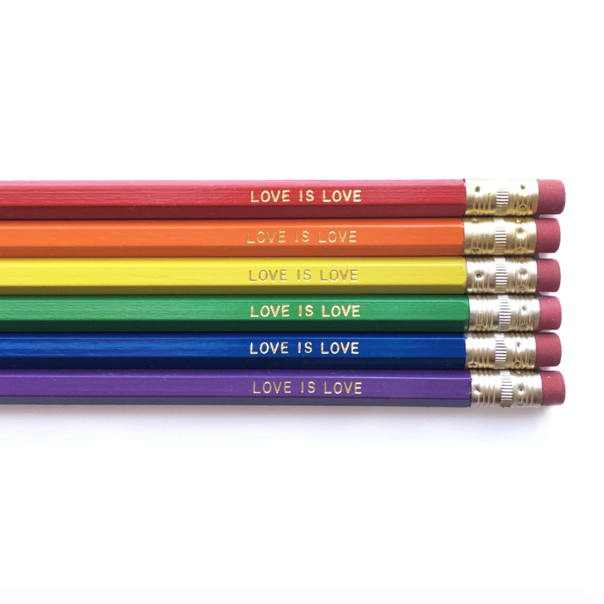 Love is Love Pencils, Set of 6