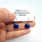 Lapis Luzuli Simple Earrings